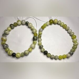 Flower Jade bracelets